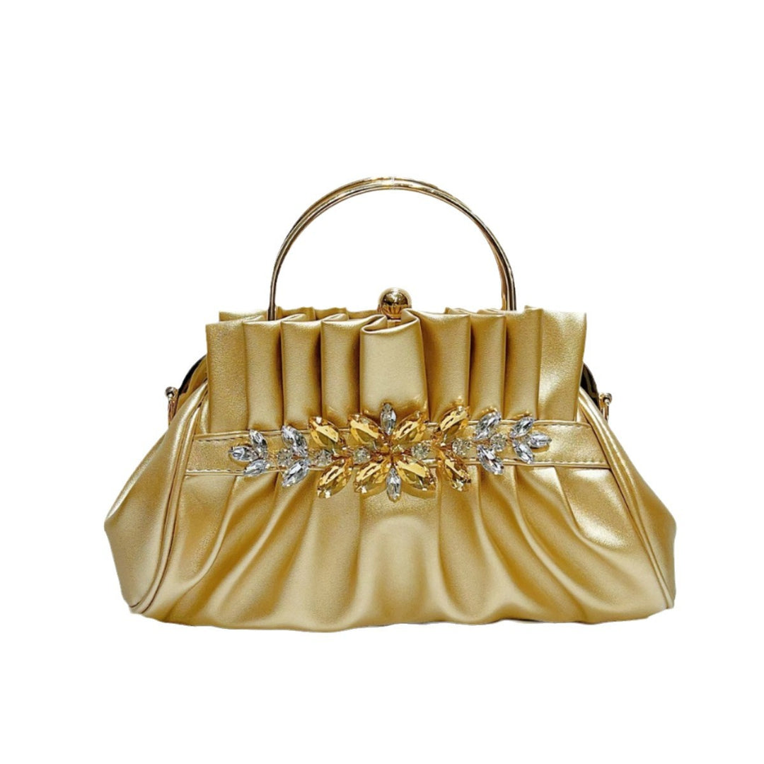 Ruched Evening Handbag
