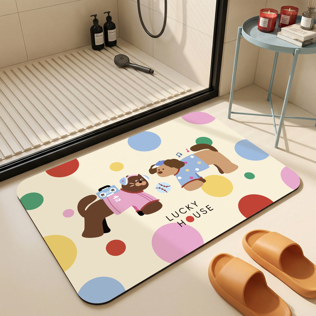 Cartoon-Themed Non-Slip Bath Mat Kalsten