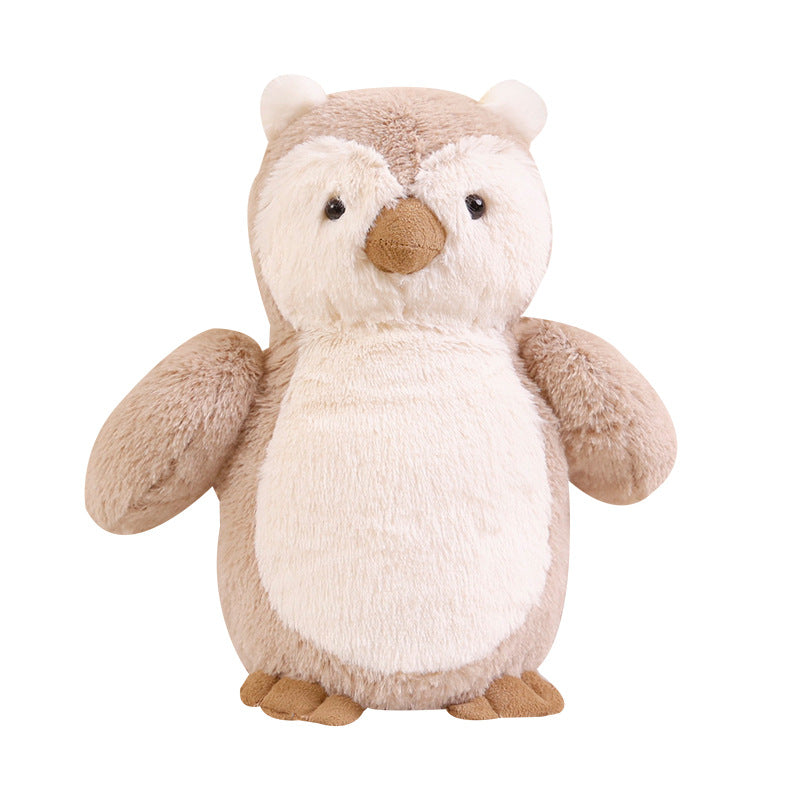 Soft Grey Elephant Plush Lovey with Rounded Belly Floppy Ears & Embroidered Safety Eyes Kalsten