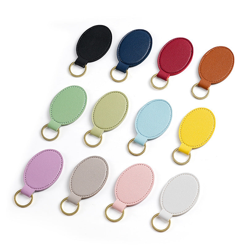 Unisex keychain made of high-quality artificial leather with stylish design Kalsten