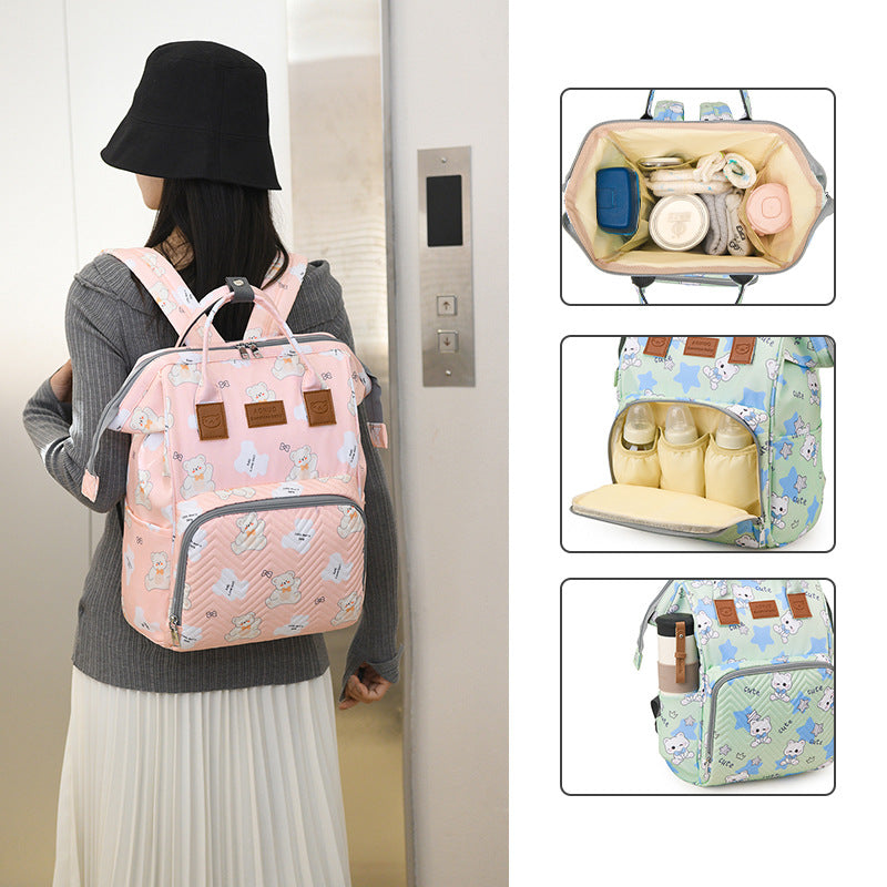 Cute Character Print Baby Backpack Kalsten