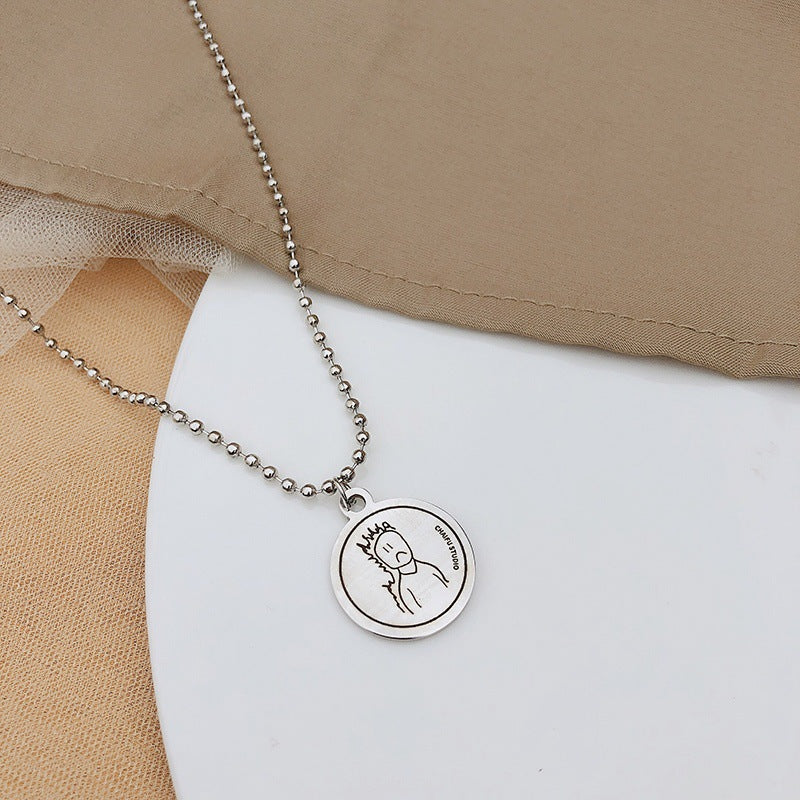 Outline Bear Pendant Necklace Kalsten