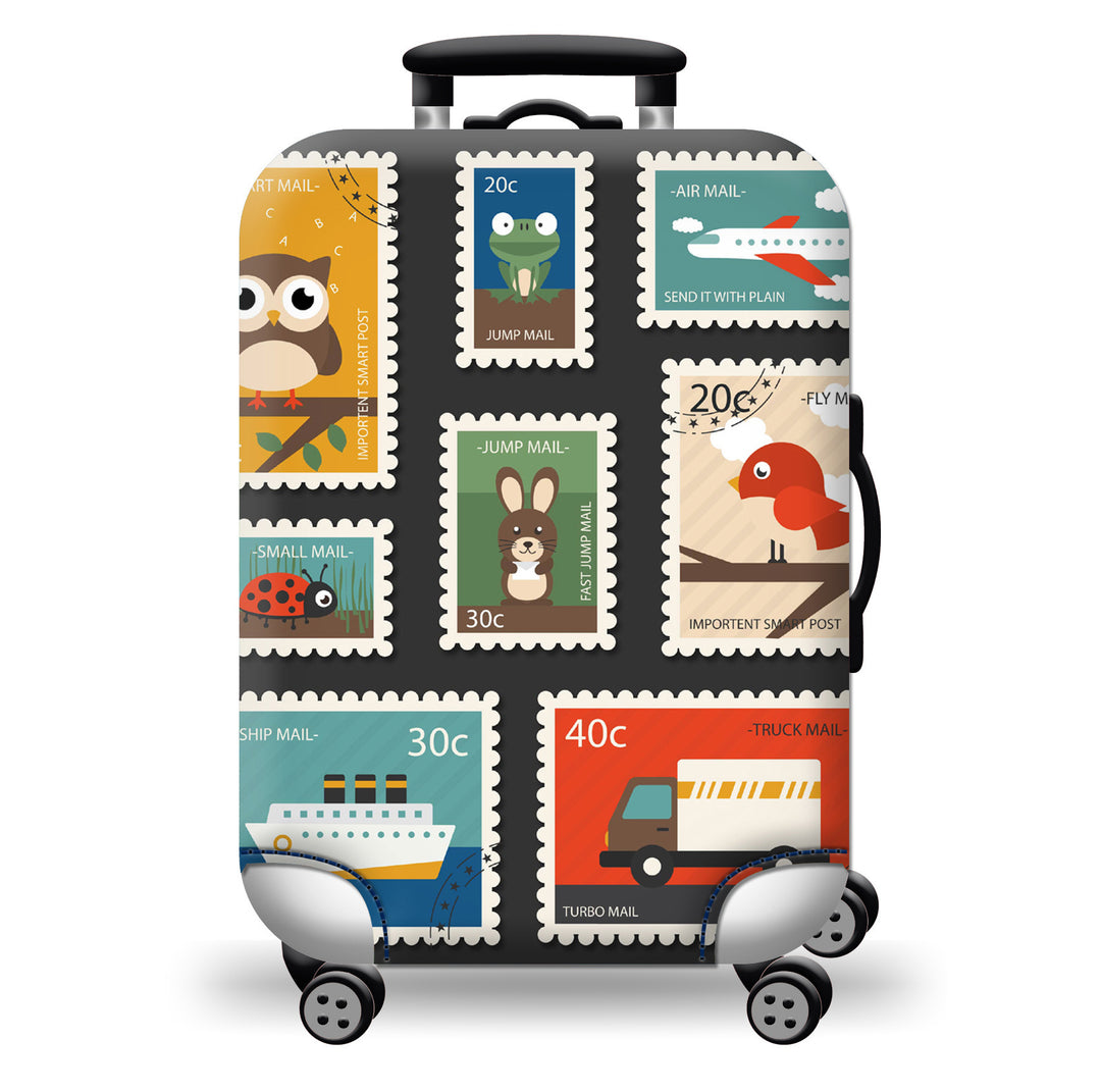 Hard Shell Luggage with Earth Design Kalsten