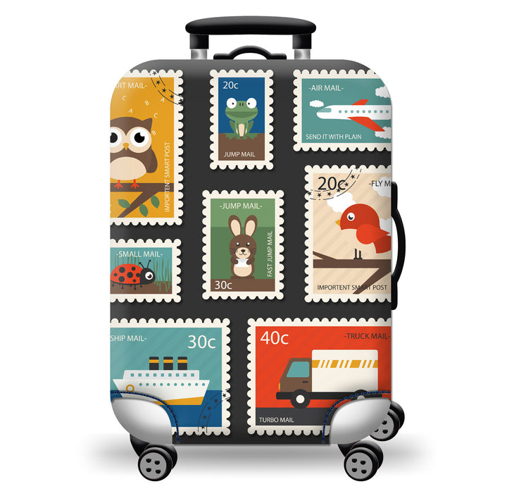 Hard Shell Luggage with Earth Design Kalsten