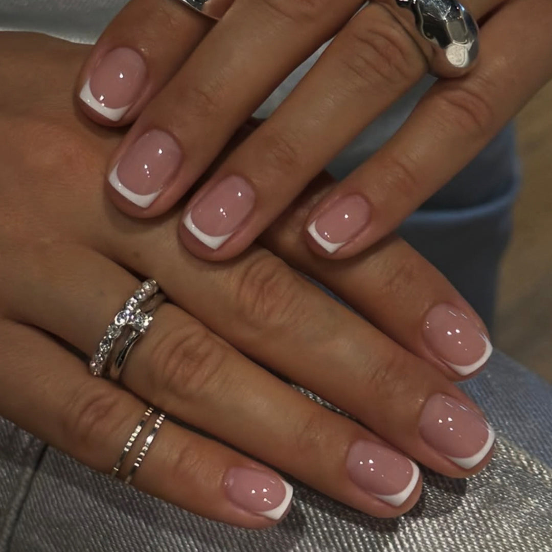Artful French Manicure Nail Art Kalsten