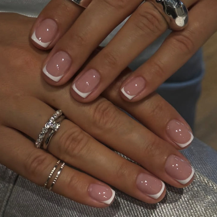 Artful French Manicure Nail Art Kalsten