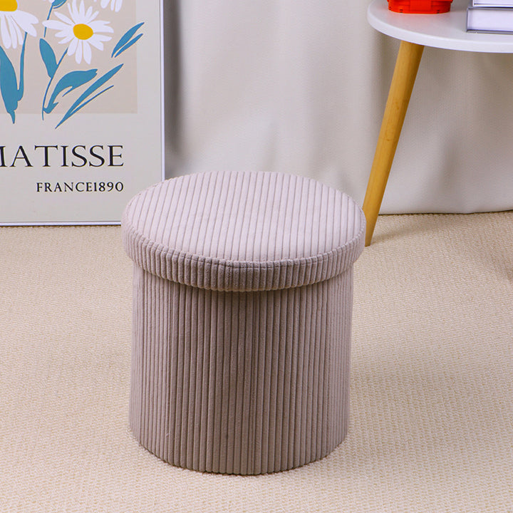 Elegant Upholstered Storage Stool Kalsten