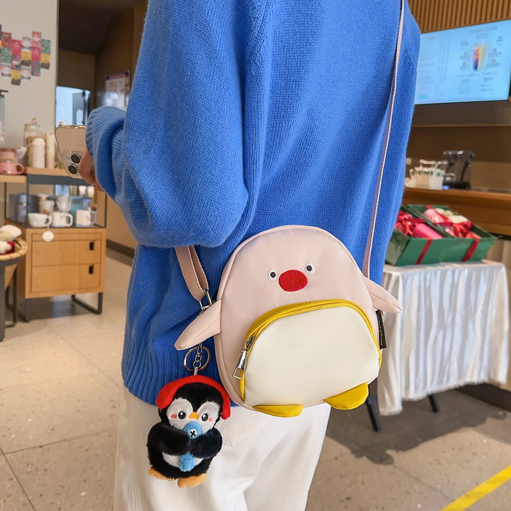 Whimsical Penguin-Themed Crossbody Bag