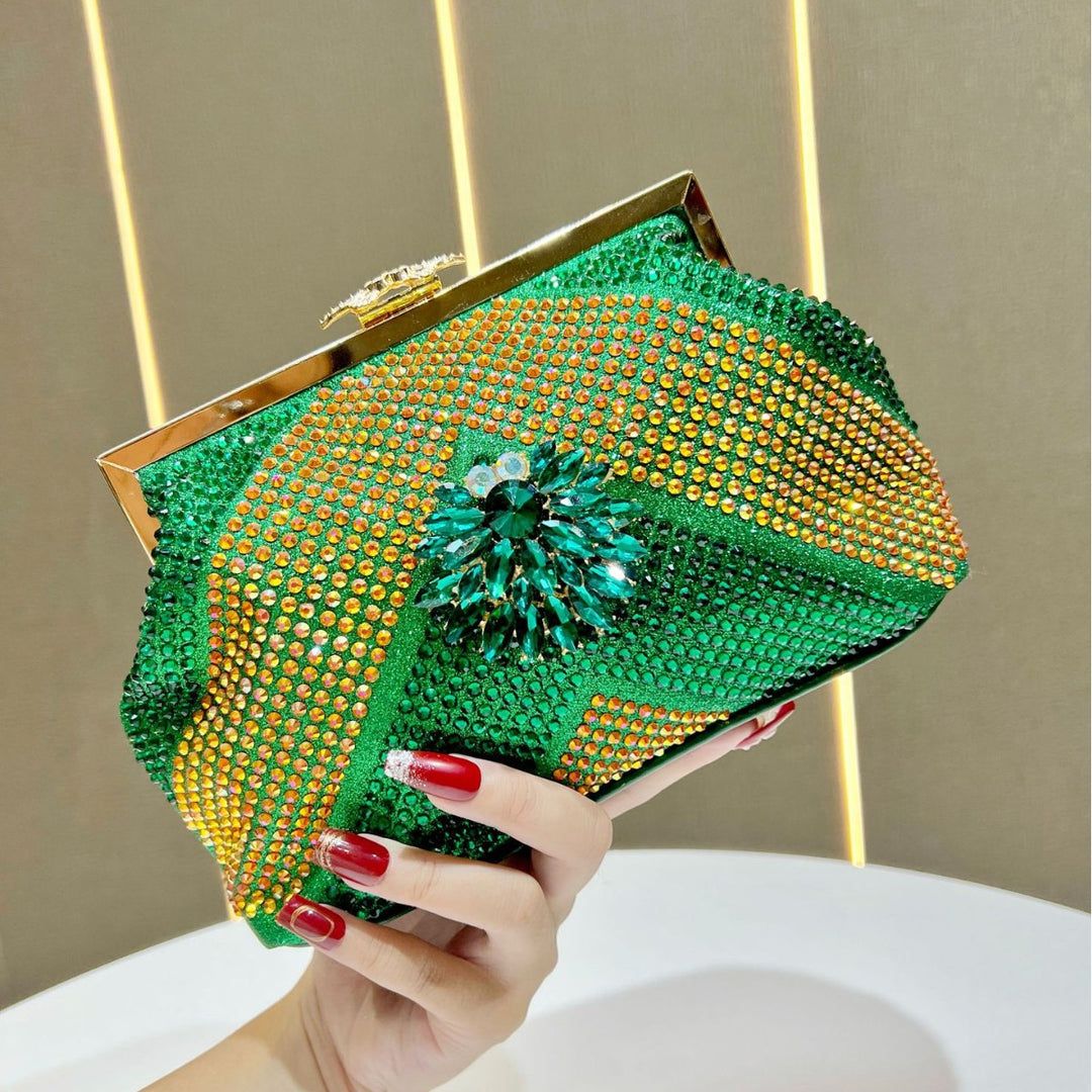 Dazzling Rhinestone Evening Clutch
