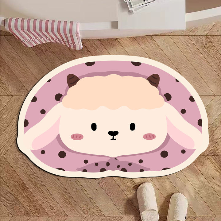 Panda-Themed Charming Bath Mat