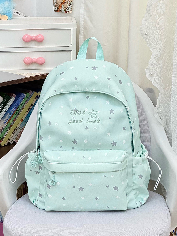 Star Patterned School Backpack Kalsten