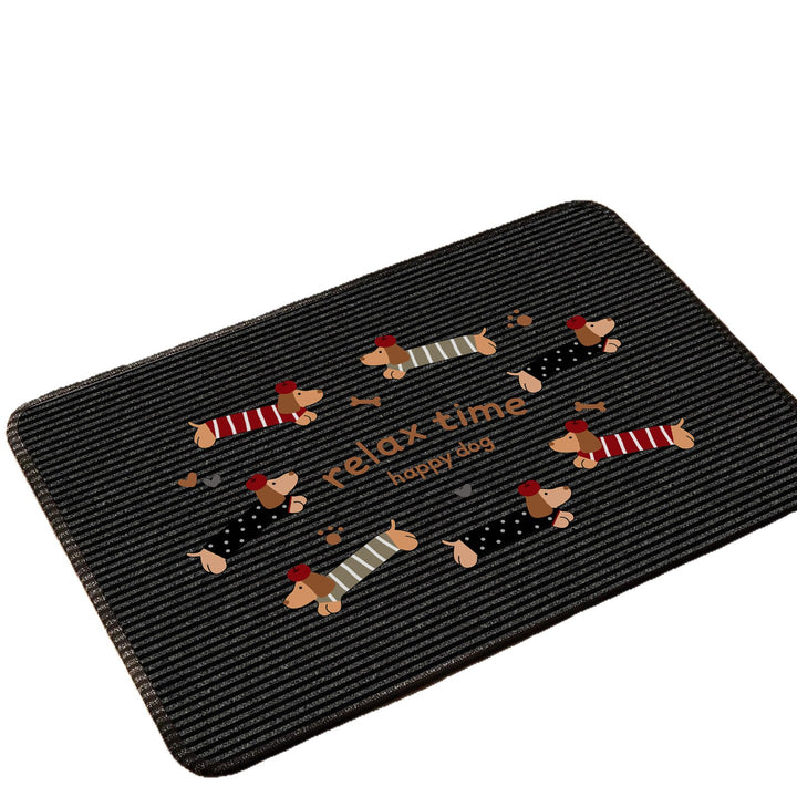 Playful Dog-Themed Bath Mat Kalsten