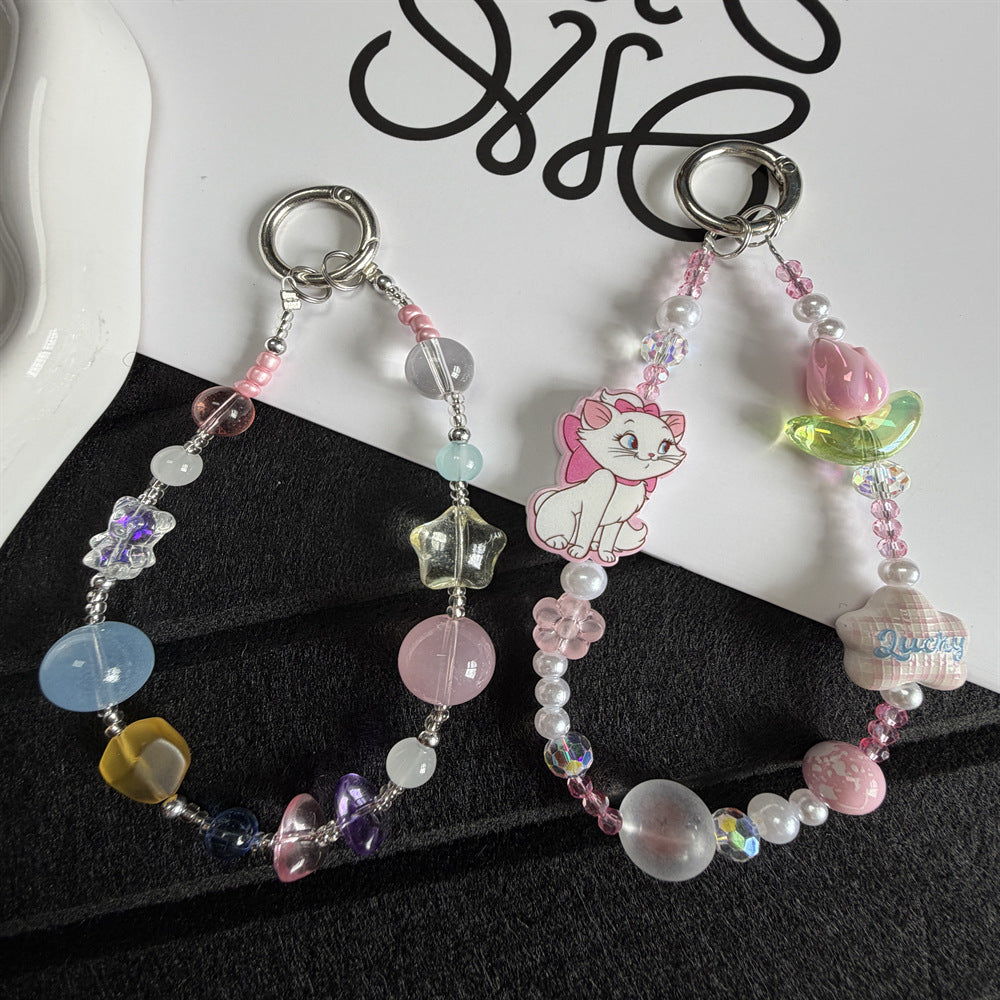 Colorful Beaded Charm Keychain Kalsten 1790134890