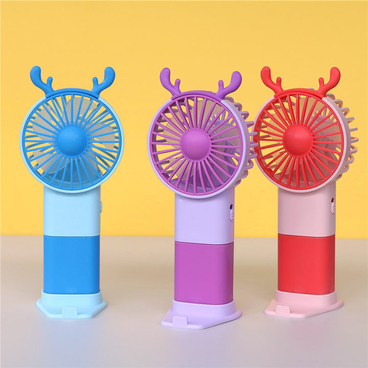 Unisex Portable Hand Fan in Playful Cat Design Kalsten