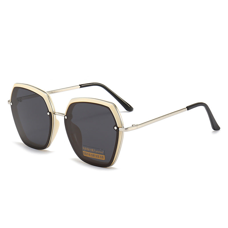 Hexagonal Frame Sunglasses