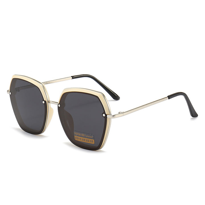Trendy Hexagonal Frame Sunglasses
