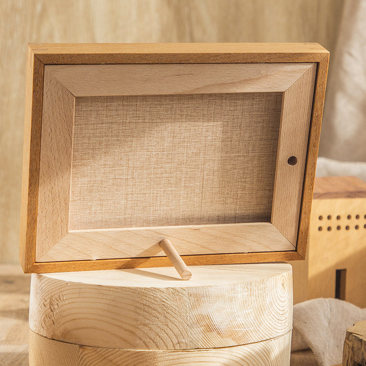 Rustic Wooden Photo Frame for Tabletop Display