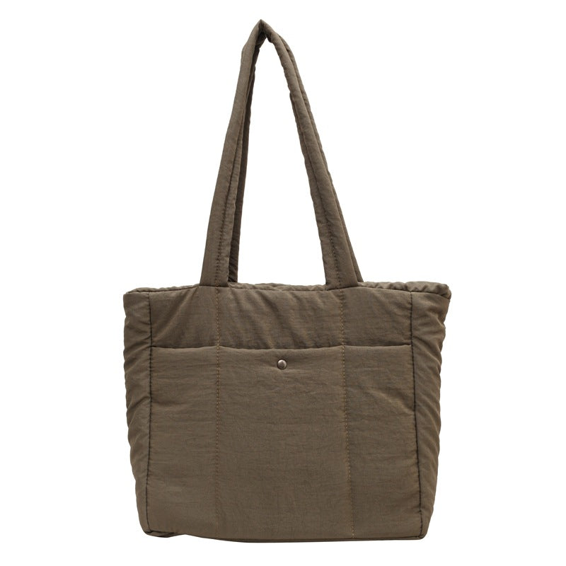 Quilted Oversized Tote Bag