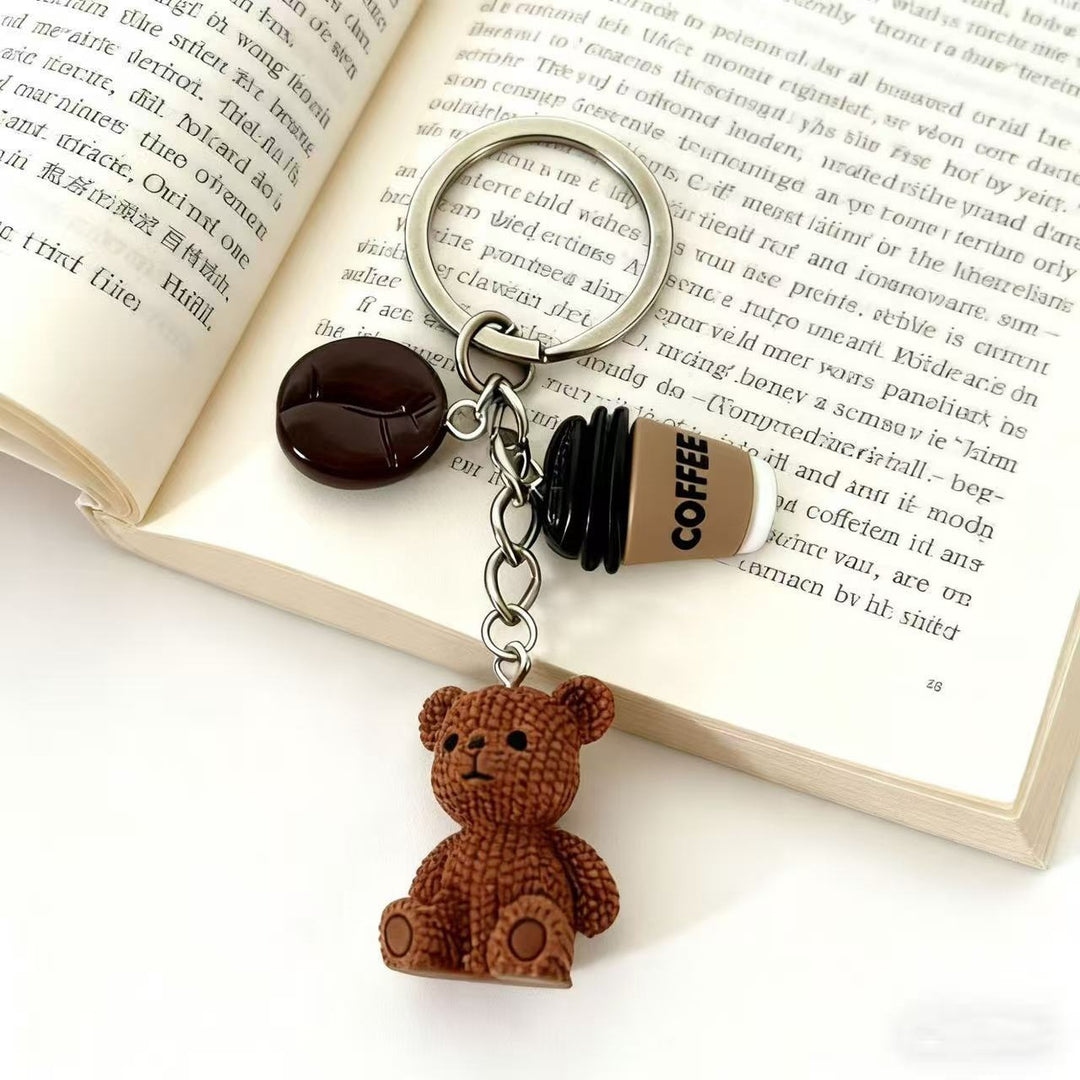 Playful keychain with bears and drink Kalsten