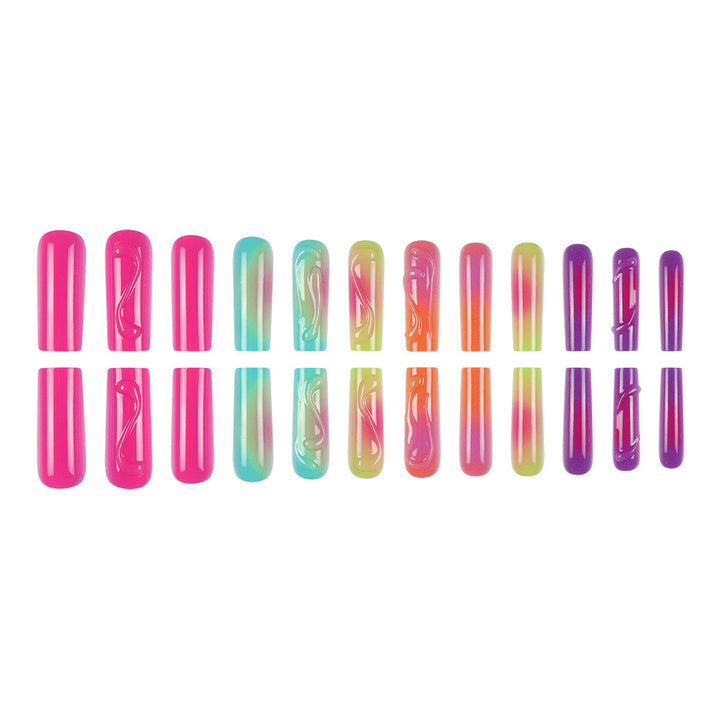 Artistic Ombre Nail Art Extensions Kalsten