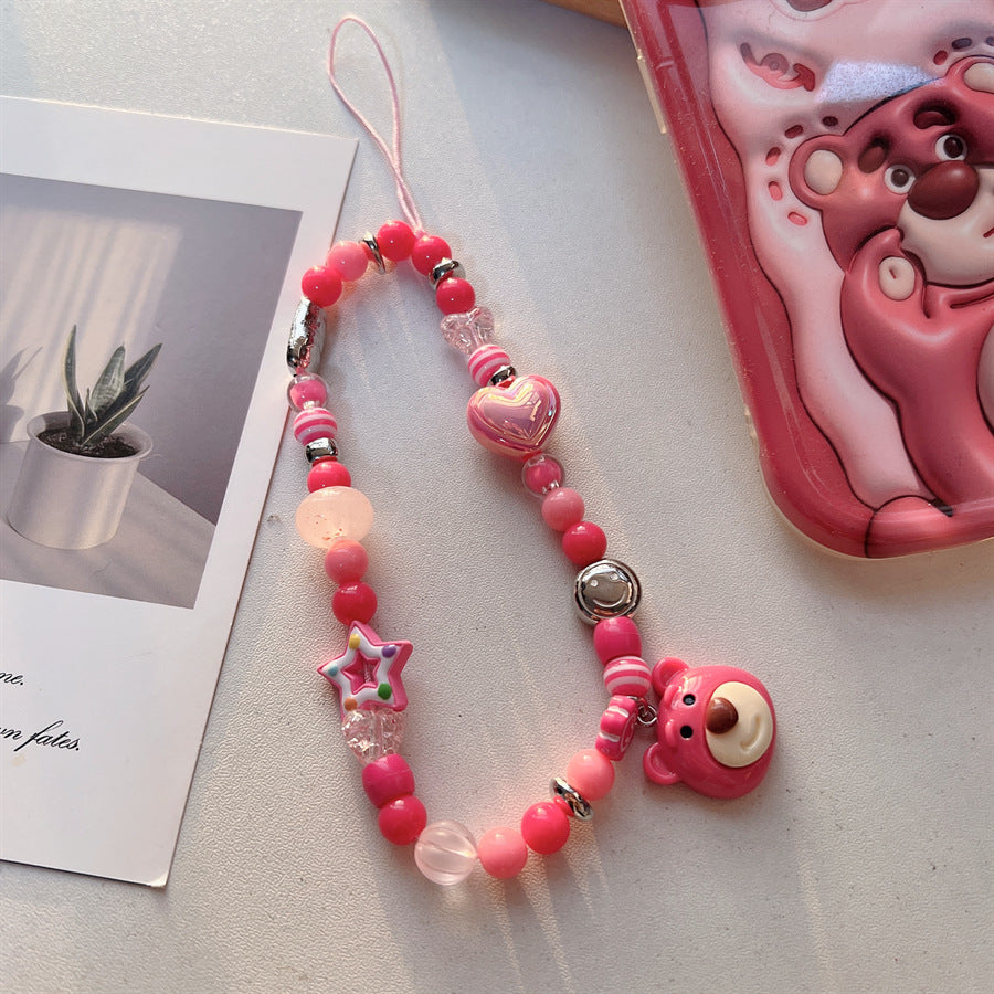 Cute Themed Beaded Phone Strap Kalsten 1790135647