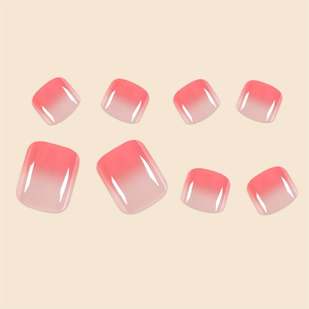 Ombre Glittered Pedicure
