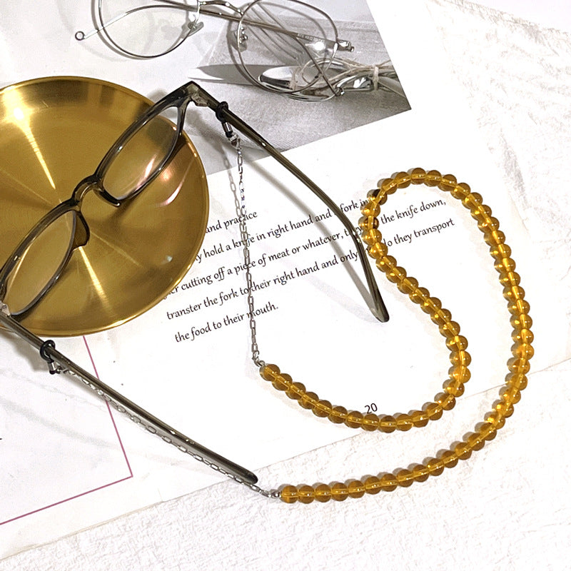 Multi-Strand Beaded Eyewear Chain Kalsten