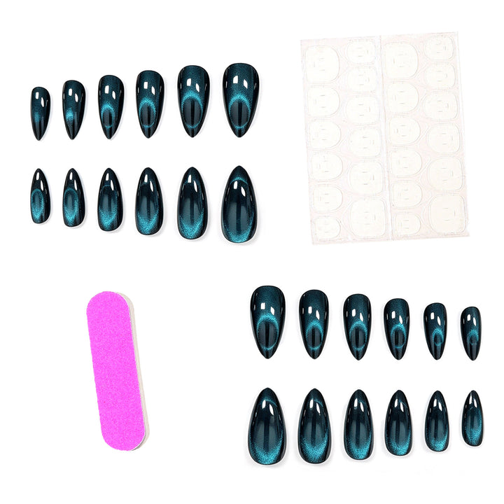 Glittery Stiletto Nail Enhancements Kalsten