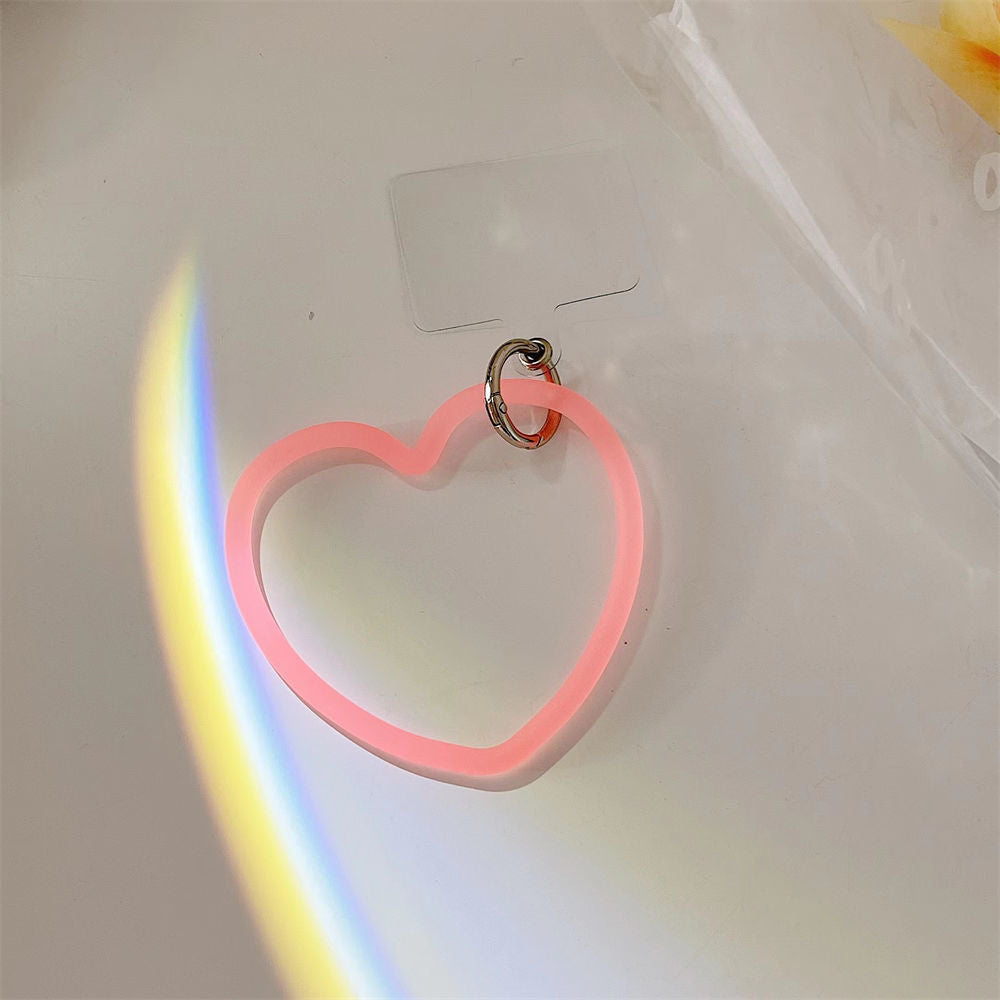 Heart-Shaped Silicone Tag Holder Kalsten