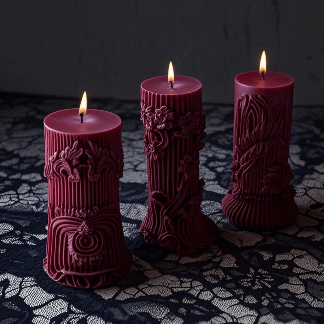 Artistic Floral Candle Holder