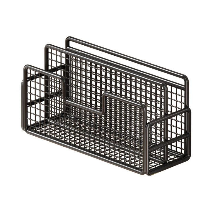 Wall-Mounted Ventilated Router and Remote Storage Basket