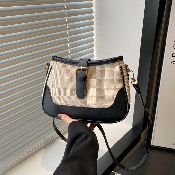 Structured Canvas Handbag