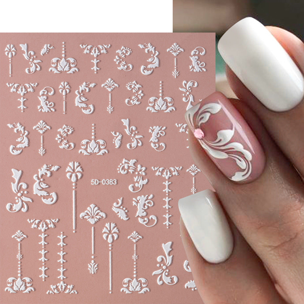 Elegant Nail Art Stamping Plate