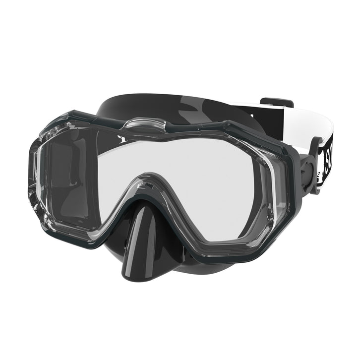 High-quality diving mask with flexible silicone rim and UV protection Kalsten