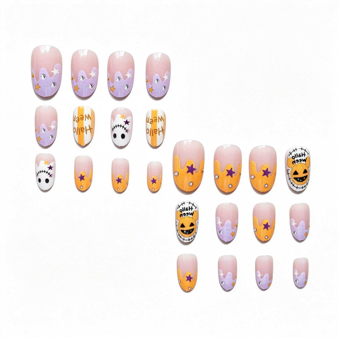 Halloween-Themed Decorative Nail Art
