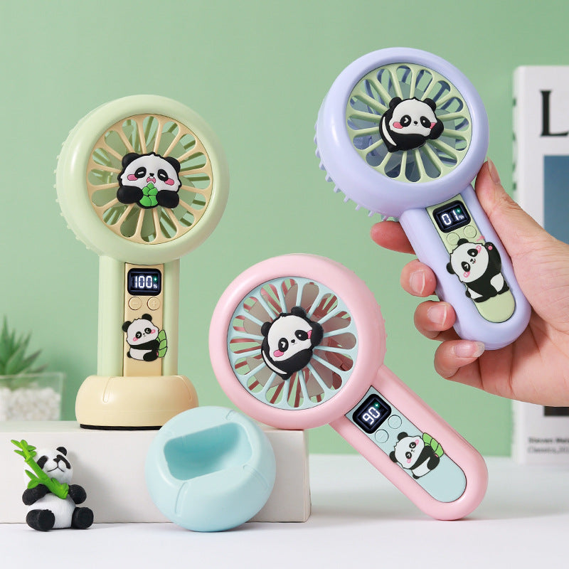 Women portable mini fan with cute panda design Kalsten