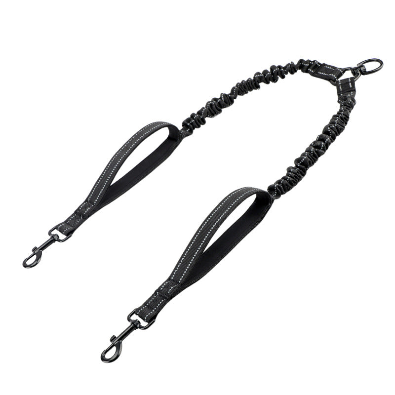 Bungee Dog Leash with Dual Handles
