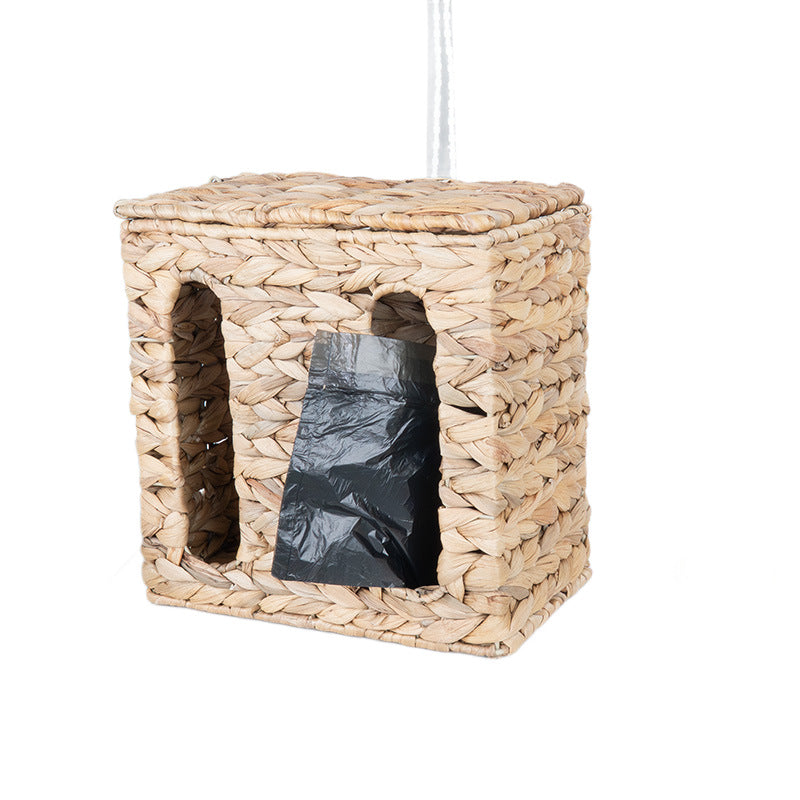 Wall-Mounted Wicker Storage Basket Kalsten