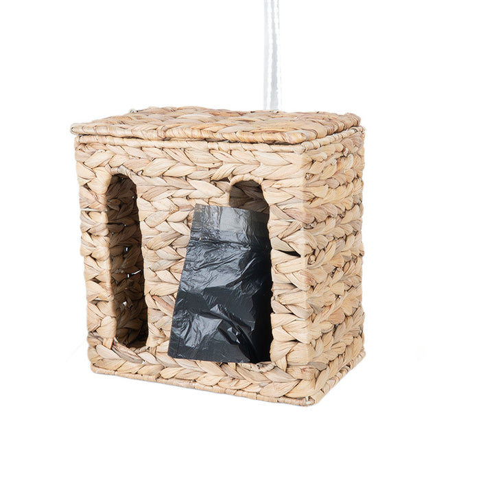 Wall-Mounted Wicker Storage Basket Kalsten