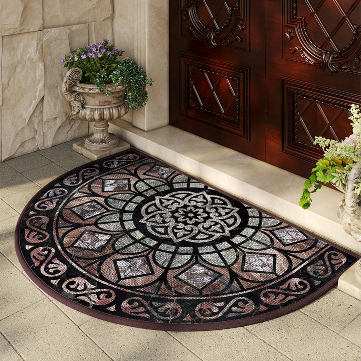 Decorative Geometric Pattern Door Mat