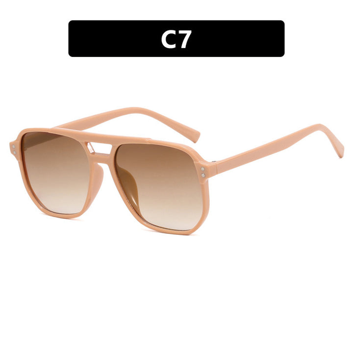 Women's fashionable sunglasses with angular frame Kalsten