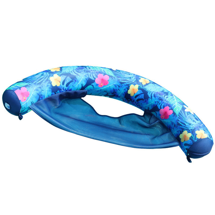 Women Inflatable Swim Lounge with Mesh Support Kalsten