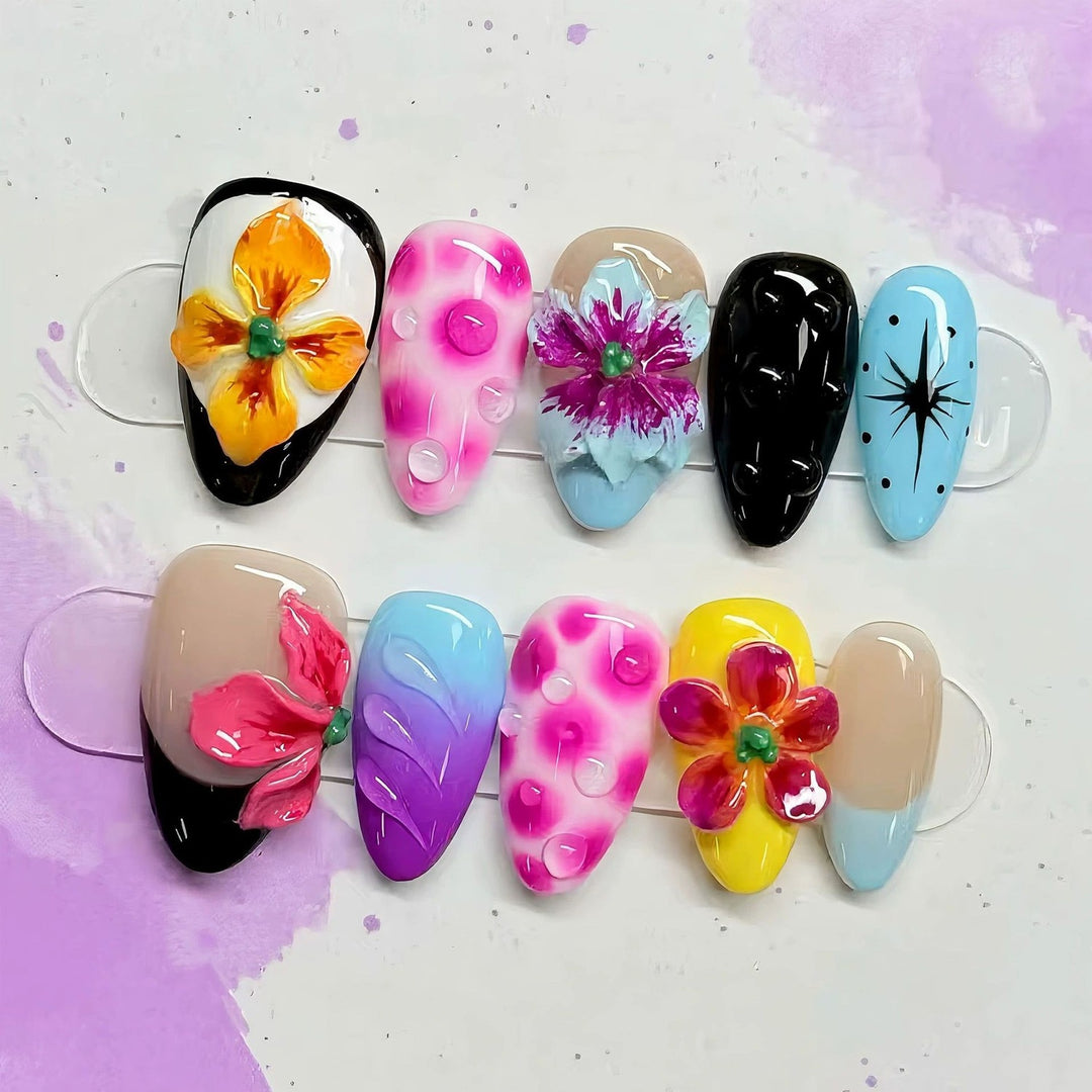 Decorative Nail Tip Set