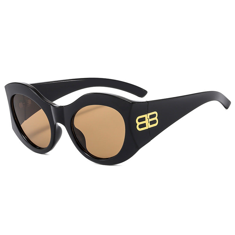 Women's Designer Cat-Eye Sunglasses with Elegant Profile and UV Protection Kalsten