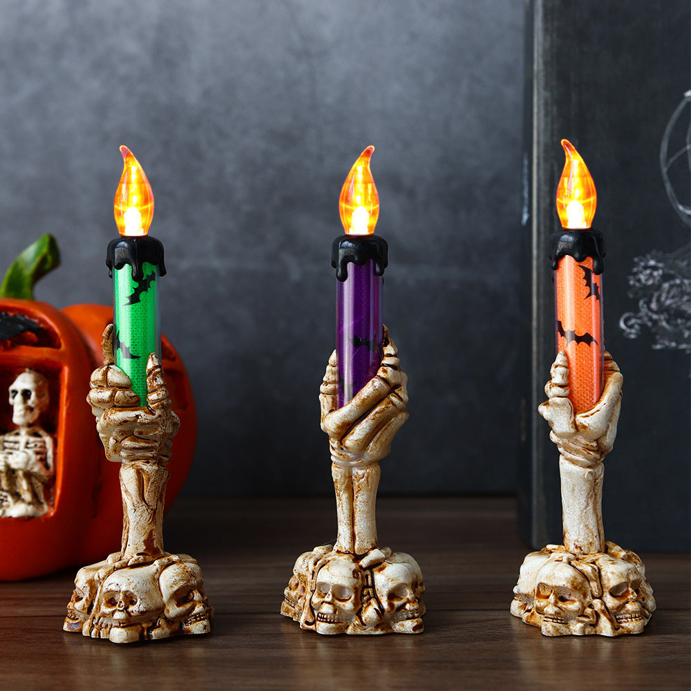 Decorative Skull Hand Candle Holder Kalsten