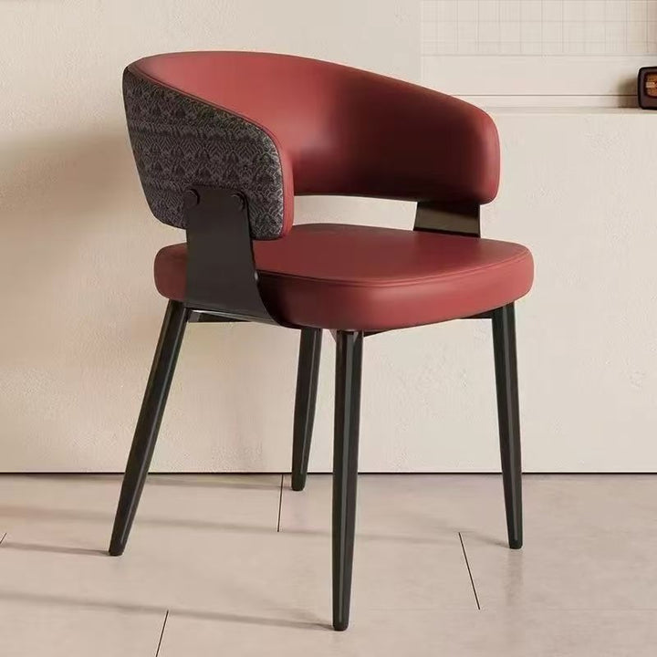 Contemporary Floral Accent Dining Chair Kalsten