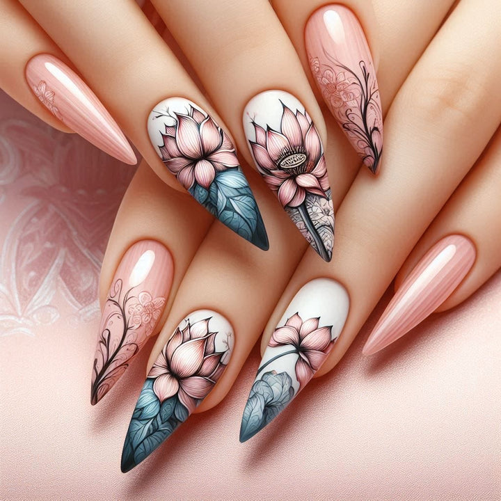 Artificial nails in floral design Kalsten