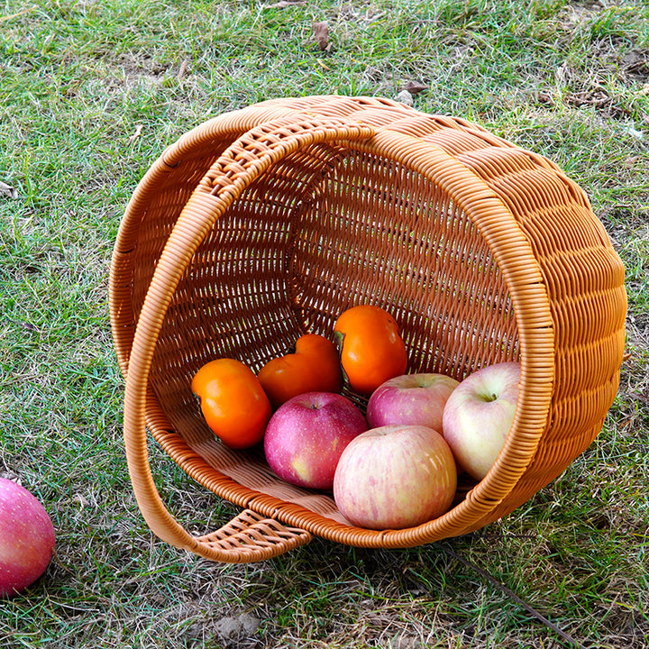 Women Handwoven Basket with Lid Kalsten