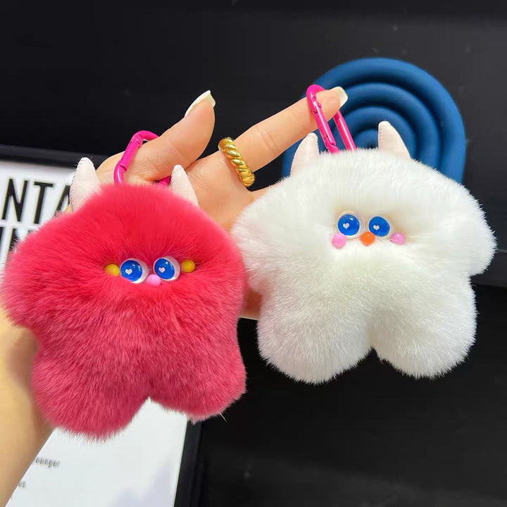 Cute Plush Fur Climbing Keychain Kalsten