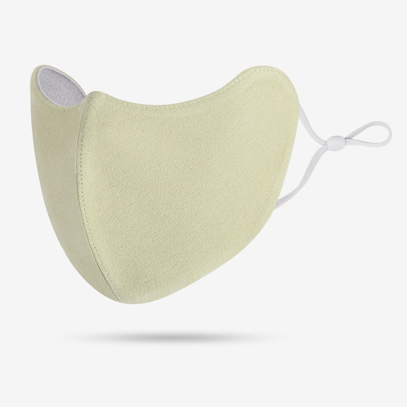 Contoured Soft-Touch Reusable Comfort Face Mask with Sculpted 3D Fit and Adjustable Elastic Toggle Kalsten